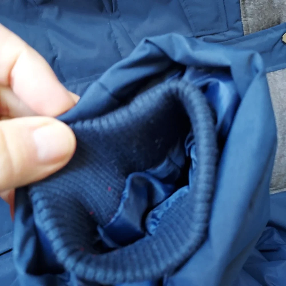 82 DEGREES FAHRENHEIT Men's Size Medium Hooded Waterproof Navy Blue‎ Jacket